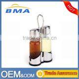 LFGB Storage Bottles & Jars Type Salt and Pepper Glass Cruet Set thumbnail-4