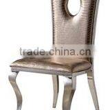 Hot Sale Stainless Steel Modern Dining Chair B406 thumbnail-5