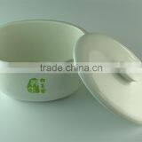 Kitchen Utensil White Ceramic Serving Soup Tureen With Lid thumbnail-2