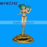 Green Gorgeous Resin Nude Anime Figure thumbnail-1