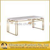 New Design 2017 Marble Dining Table Stainless Steel Base Dining thumbnail-3