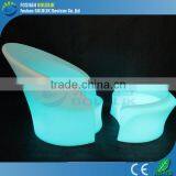 High quality plastic led sofa furniture for indoor outdoor decoration GKS-108BT