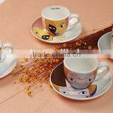 Ceramic Cup & Saucer, Cup Saucer Set, Coffee Set thumbnail-2