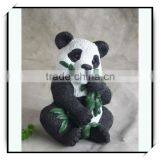 13.8 Inches Animal Garden Sculpture-Panda Eats Bamboo thumbnail-1