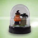 Custom Plastic Halloween Tombstone Skull Snow Globe thumbnail-5