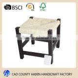 Black Solid Wooden Children Chair Rush Seat thumbnail-1