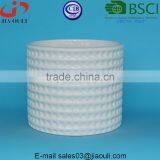 BSCI Audit Factory Home and Garden Decor Pineapple Shape Ceramic Plant Pots With Square Lattices thumbnail-4