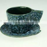 High Quanlity New Glazed Customized Ceramic Cup and Saucer thumbnail-1