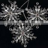 2017 New Design Acrylic Crystal Snowflake Pendant thumbnail-4