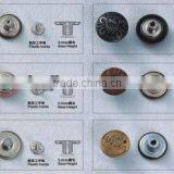 KMJ-2119 High Quality Classical Design Metal Jeans Snap Buttons,clothes Sanp Button thumbnail-1