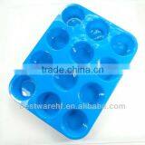 Microwave Baking Pan | 12-cavity Muffin Pan | Silicone Cake Pan Factory in Shenzhen China thumbnail-3