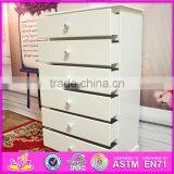 2016 Wholesale Bedroom White Solid Wood Cabinets W08H065 thumbnail-4