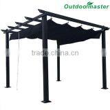 3x3M Pergola Gazebo KD Garden Black Pergola Canopy thumbnail-1