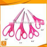 5''/6''/7''/8'' Round Dot Pattern Colorful Office Scissors Set thumbnail-1