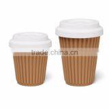 G-2015 Food-grade Collapsible Silicone Coffee Cup For Camping thumbnail-1