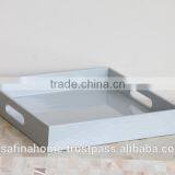 Square Colored Lacquer Serving Tray thumbnail-1