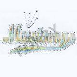 Sequin Embroidery With Rhinestone Transfer Motif FOKSY thumbnail-1