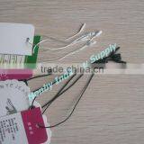2017 Custom Disposable Clothing Plastic Hang Tag String