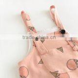 Organic Cotton Wholesale Baby Clothes Fruit Printed Newborn Jumpsuit thumbnail-5