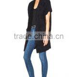OEM Service High Quality Custom Women Fancy Sweater Vest thumbnail-2