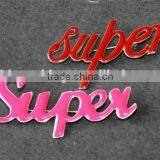 Custom China Wholesale Metal Letter Super Brooch With Color Enameled thumbnail-1
