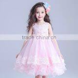 Cute Summer Kids Bowknot Tulle Dresses Prom Party Princess Ball Gown Formal Dress thumbnail-1