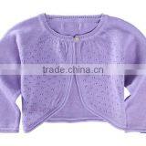 Wholesale Newborn Baby Girls Pink Bolero Cardigan Sweaters thumbnail-2