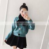 Special Design Early 2017 Spring Girl Nechchief Pure Color Cute Model Fake Rabbit Fur Lovely 90*120cm Lady Scarf thumbnail-3