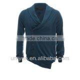 Direct Sale Assymetric Cape Collar Men's Cardigan Sweater thumbnail-1