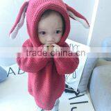 0-3 Years 2017 New Wholesale Autumn Cotton Knitted Full Sleeves Baby Boys Girls Hooded Sweaters (pick Size ) thumbnail-3