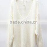 Runwaylover New Design 2017 Ladies Fashion Backless Wool Pullover Sweaters thumbnail-6