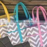 Chevron Diaper Bag Zig Zag Diaper Bag Chevron Nappy Bag Chevron Tote Bag thumbnail-5