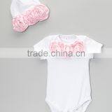Newest Pink Rose Baby Girls Rompers With Beanie Casual Baby Outfits Infant Clothing Stores CS90425-38 thumbnail-1