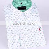 New Design Men's Long Sleeve Slim Fit Shirt With Contrast Collar and Cuff thumbnail-1