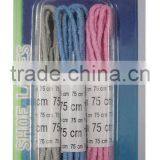 Colored Custom Made Metal Aglet Branded Shoe Laces