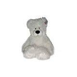 Sell White Fuzzy Bear thumbnail-1