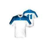 White Sublimated Soccer Team Uniforms, Breathable Football Sportswear Shirts / Jersey