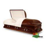 Solid Wood Casket Funeral Casket thumbnail-1