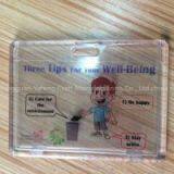 Card Holder Type Landscape PP Plastic Logo Printing Conference Lanyard Card Holder thumbnail-3