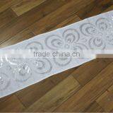 Popular Handmade Embroidery Cutwork Organza Table Runner