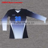 Professional athletic custom volleyball uniforms design