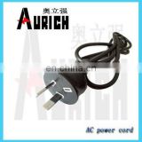 Australian retractable extension cord brass prower plug 2 pin power cable xbox 360 power cord elite