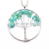 Fashion Tree of Life Jewelry Pendant With CZ Stone thumbnail-2