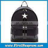 Shinning Star Cool Black Lightweight Neoprene Backpack thumbnail-1