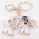 Bejeweled Elephant Shape Key Chain Lovely Pendant Key Ring Elephants Keychain