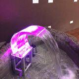 Mic RGB LED Light Acrylic Spillway Water Curtain Pool Fountain Swimming Fountain thumbnail-4