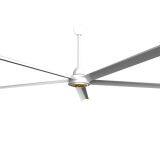 Concrete Install 5 Metal Branches Large Industrial Ceiling Fan