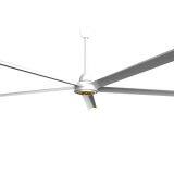 Luoyang Xiucheng Fan 24FT(7.3M) HVLS 5 magnalium blades large silent ceiling fan / adjustable ceiling fan