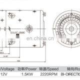12V 1.5KW Hydraulic dc Electric Motor in Forklift thumbnail-5
