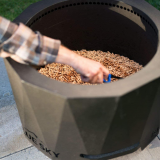 Ceramic Tile Mosaic Parquet Outdoor Rectangular Fire Pit Table thumbnail-3